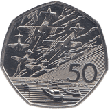 2019 50P D DAY LANDINGS ( BU ) - WORLD COINS - Cambridgeshire Coins