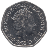 2019 50P QUEEN ELIZABETH II 70TH ANNIVERSARY ( BU ) - WORLD COINS - Cambridgeshire Coins