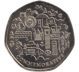 2019 50P SHAPED COIN LAND OF HOPE AND GLORY - 50P SHAPED COIN - Cambridgeshire Coins