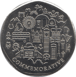 2019 50P SHAPED MEDALLION TYRANNOSAURUS REX - WORLD COINS - Cambridgeshire Coins