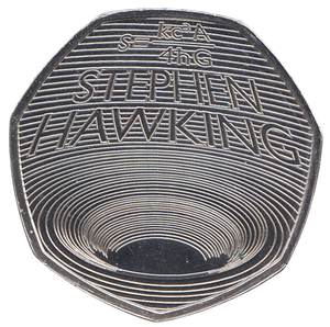 2019 50P STEVEN HAWKING ( BU ) - WORLD COINS - Cambridgeshire Coins