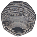 2019 50P STEVEN HAWKING ( BU ) - WORLD COINS - Cambridgeshire Coins