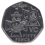 2019 50P VICTORIA CROSS ( BU ) - WORLD COINS - Cambridgeshire Coins