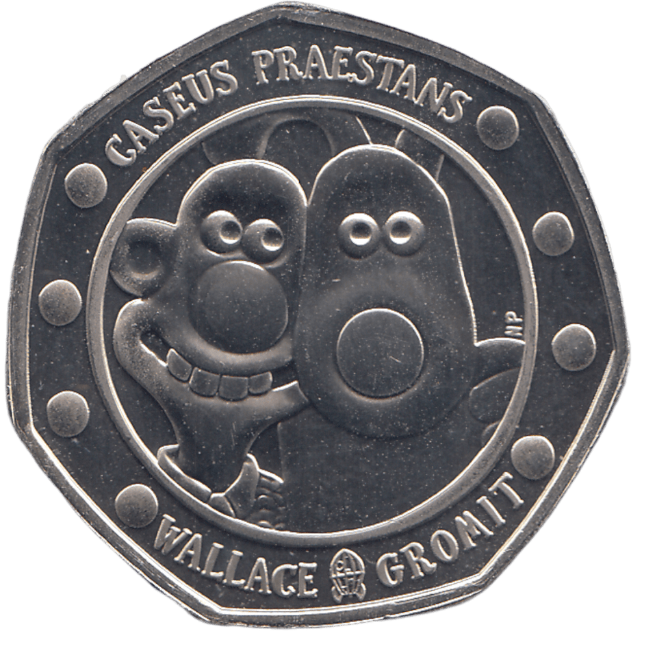 2019 50P WALLACE & GROMIT ( BU ) - WORLD COINS - Cambridgeshire Coins