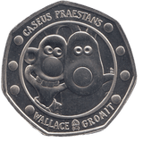 2019 50P WALLACE & GROMIT ( BU ) - WORLD COINS - Cambridgeshire Coins