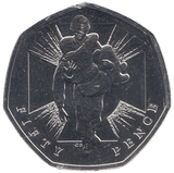 2019 50P WOUNDED SOLDIER ( BU ) - WORLD COINS - Cambridgeshire Coins