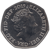 2019 50P WOUNDED SOLDIER ( BU ) - WORLD COINS - Cambridgeshire Coins