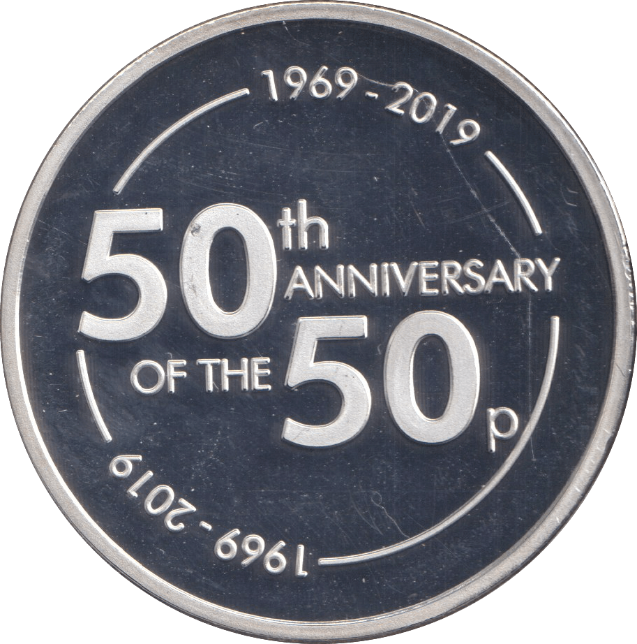 2019 50TH ANNIVERSARY OF THE 50 PENCE - WORLD COINS - Cambridgeshire Coins