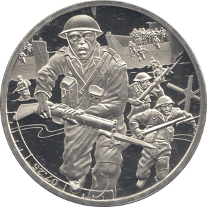 2019 75TH D - DAY ANNIVERSARY FIVE POUNDS BAILIWICK OF GUERNSEY ( BU ) - WORLD COINS - Cambridgeshire Coins