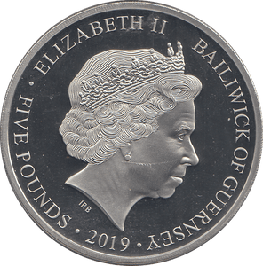 2019 75TH D - DAY ANNIVERSARY FIVE POUNDS BAILIWICK OF GUERNSEY - WORLD COINS - Cambridgeshire Coins