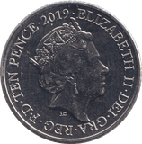 2019 Brilliant Uncirculated 10P I - ICE CREAM CONE - 10p BU - Cambridgeshire Coins