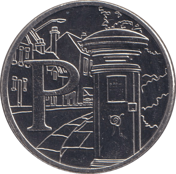 2019 Brilliant Uncirculated 10P P - POSTBOX - 10p BU - Cambridgeshire Coins