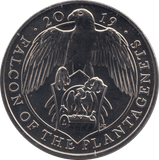 2019 BRILLIANT UNCIRCULATED £5 QUEENS BEASTS FALCON OF THE PLANTAGENETS BU - £5 BU - Cambridgeshire Coins