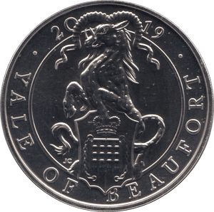 2019 BRILLIANT UNCIRCULATED £5 QUEENS BEASTS YALE OF BEAUFORT BU - £5 BU - Cambridgeshire Coins