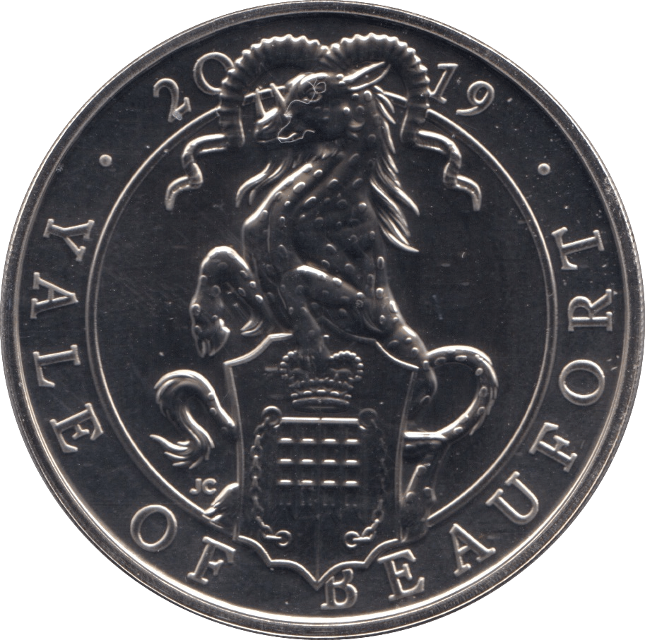 2019 BRILLIANT UNCIRCULATED £5 QUEENS BEASTS YALE OF BEAUFORT BU - £5 BU - Cambridgeshire Coins