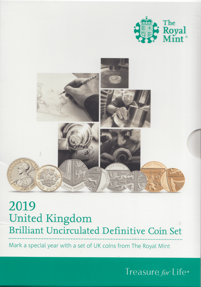 2019 BRILLIANT UNCIRCULATED DEFINITIVE COIN YEAR SET - Brilliant Uncirculated Year Sets - Cambridgeshire Coins