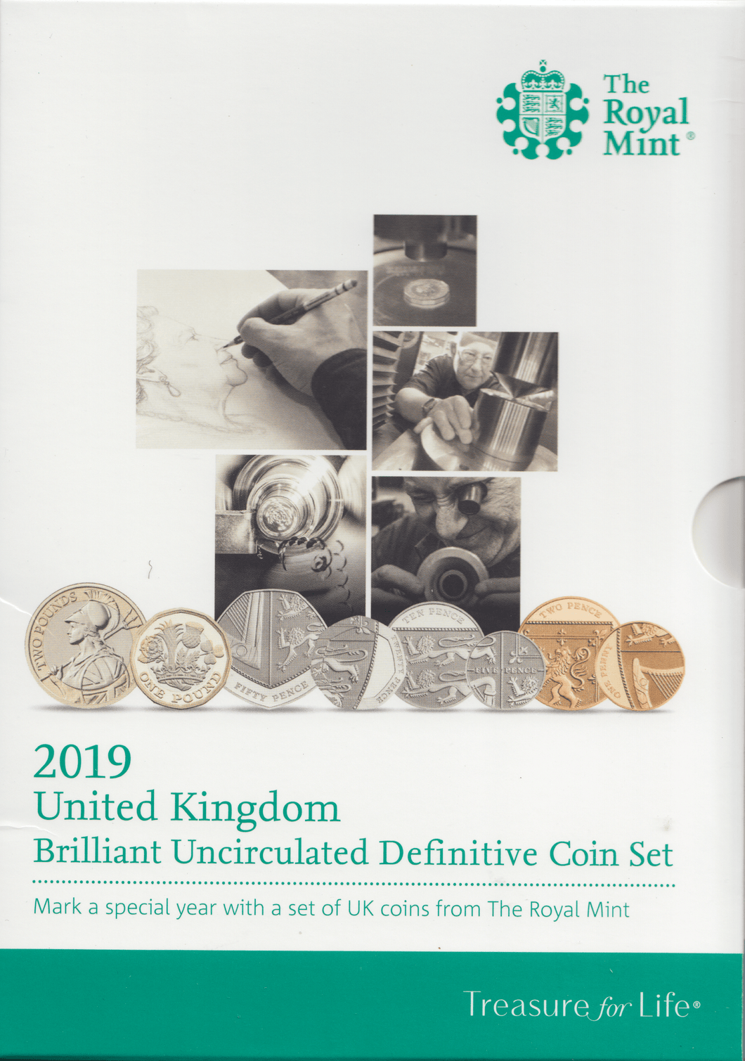 2019 BRILLIANT UNCIRCULATED DEFINITIVE COIN YEAR SET - Brilliant Uncirculated Year Sets - Cambridgeshire Coins