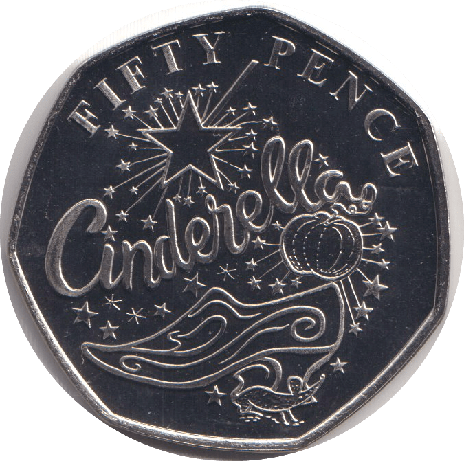 2019 BU 50P BAILIWICK OF GUERNSEY CINDERELLA - WORLD COINS - Cambridgeshire Coins