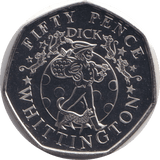 2019 BU 50P BAILIWICK OF GUERNSEY DICK WHITTINGTON - WORLD COINS - Cambridgeshire Coins