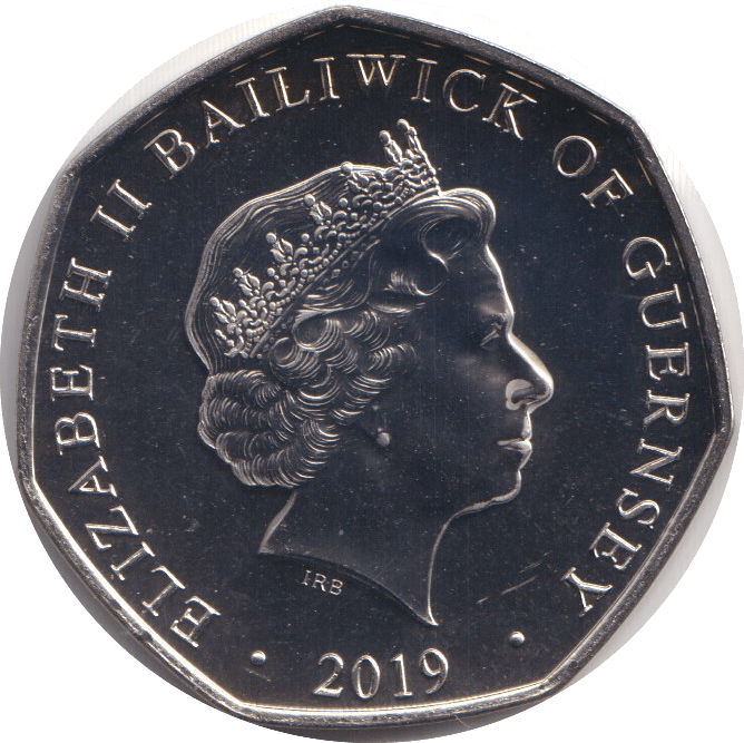 2019 BU 50P BAILIWICK OF GUERNSEY JACK AND THE BEANSTALK - WORLD COINS - Cambridgeshire Coins