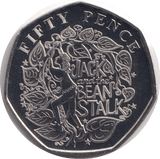 2019 BU 50P BAILIWICK OF GUERNSEY JACK AND THE BEANSTALK - WORLD COINS - Cambridgeshire Coins