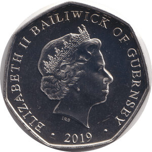 2019 BU 50P BAILIWICK OF GUERNSEY SNOW WHITE - WORLD COINS - Cambridgeshire Coins