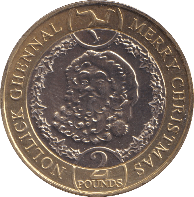 2019 CHRISTMAS £2 ISLE OF MAN BU - WORLD COINS - Cambridgeshire Coins
