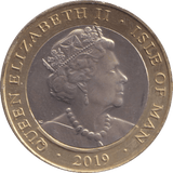 2019 CHRISTMAS £2 ISLE OF MAN BU - WORLD COINS - Cambridgeshire Coins