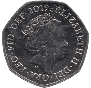 2019 CIRCULATED 50P SHIELD COAT OF ARMS - 50P CIRCULATED - Cambridgeshire Coins