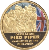 2019 COMMEMORATIVE OPERATION PIED PIPER MEDALLION - MEDALS & MEDALLIONS - Cambridgeshire Coins