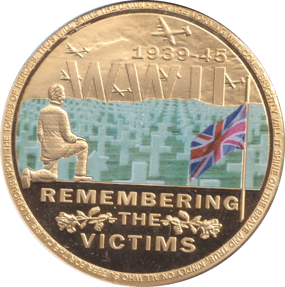 2019 COMMEMORATIVE REMEMBERING THE VICTIMS MEDALLION - MEDALS & MEDALLIONS - Cambridgeshire Coins