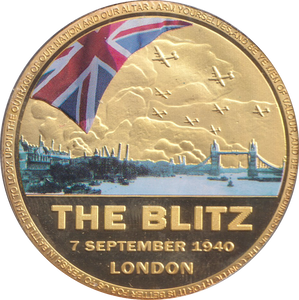 2019 COMMEMORATIVE THE BLITZ MEDALLION - MEDALS & MEDALLIONS - Cambridgeshire Coins