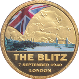 2019 COMMEMORATIVE THE BLITZ MEDALLION - MEDALS & MEDALLIONS - Cambridgeshire Coins