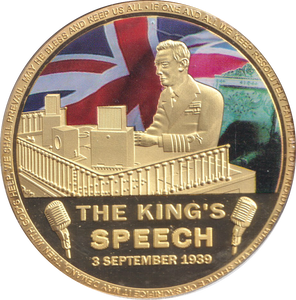 2019 COMMEMORATIVE THE KING'S SPEECH MEDALLION - MEDALS & MEDALLIONS - Cambridgeshire Coins