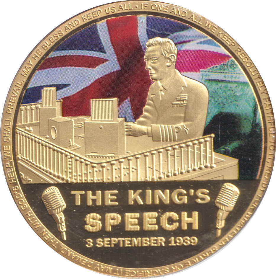 2019 COMMEMORATIVE THE KING'S SPEECH MEDALLION - MEDALS & MEDALLIONS - Cambridgeshire Coins