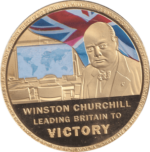 2019 COMMEMORATIVE WINSTON CHURCHILL MEDALLION - MEDALS & MEDALLIONS - Cambridgeshire Coins