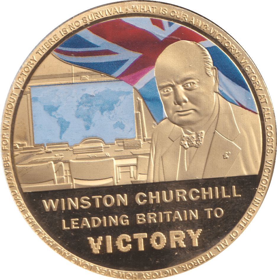 2019 COMMEMORATIVE WINSTON CHURCHILL MEDALLION - MEDALS & MEDALLIONS - Cambridgeshire Coins