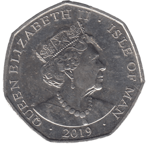 2019 CRICKET WORLD CUP 50P ISLE OF MAN ( BU ) - 50P REGIONAL ISSUES - Cambridgeshire Coins