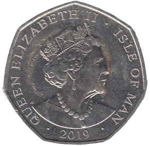 2019 CRICKET WORLD CUP 50P ISLE OF MAN - 50P REGIONAL ISSUES - Cambridgeshire Coins