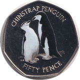 2019 FIFTY PENCE CHINSTRAP PENGUIN ( PROOF ) - WORLD COINS - Cambridgeshire Coins