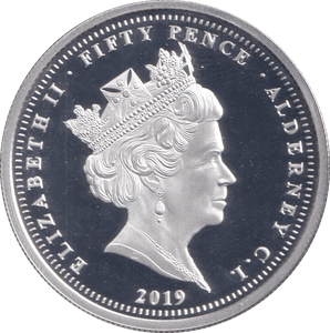 2019 FIFTY PENCE D - DAY COIN F268 - WORLD COINS - Cambridgeshire Coins