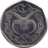 2019 FIFTY PENCE - IOM GOAT - WORLD COINS - Cambridgeshire Coins