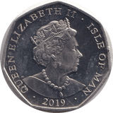 2019 FIFTY PENCE - IOM GOAT - WORLD COINS - Cambridgeshire Coins