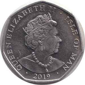 2019 FIFTY PENCE - IOM GOAT - WORLD COINS - Cambridgeshire Coins