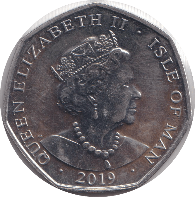 2019 FIFTY PENCE - IOM HOOK - WORLD COINS - Cambridgeshire Coins