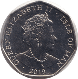 2019 FIFTY PENCE - IOM PETER PAN - WORLD COINS - Cambridgeshire Coins