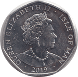 2019 FIFTY PENCE - IOM PETER PAN - WORLD COINS - Cambridgeshire Coins