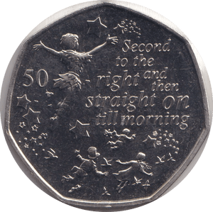 2019 FIFTY PENCE - IOM PETER PAN - WORLD COINS - Cambridgeshire Coins