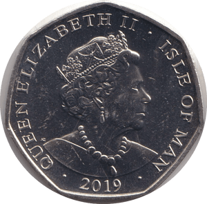 2019 FIFTY PENCE - IOM TINKERBELL - WORLD COINS - Cambridgeshire Coins