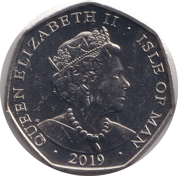 2019 FIFTY PENCE - IOM TINKERBELL - WORLD COINS - Cambridgeshire Coins
